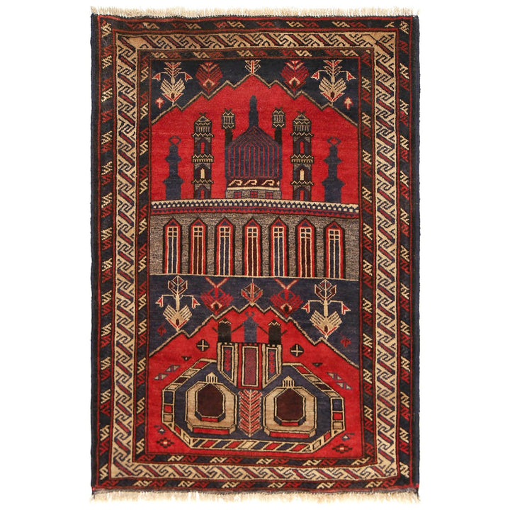Prayer Rug 2' 8" x 4' 2" - No. AL12193