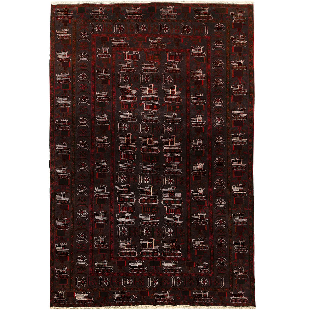 War Rug 6' 3 x 9' 5 (ft) - No. AL50427 - ALRUG Rug Store