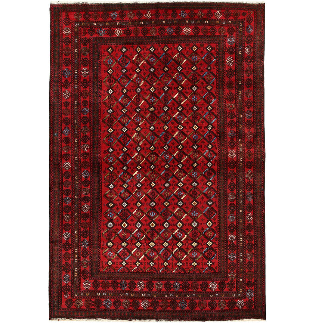 Baluchi Rug 6' 2 x 9' 4 (ft) - No. AL15383 - ALRUG Rug Store