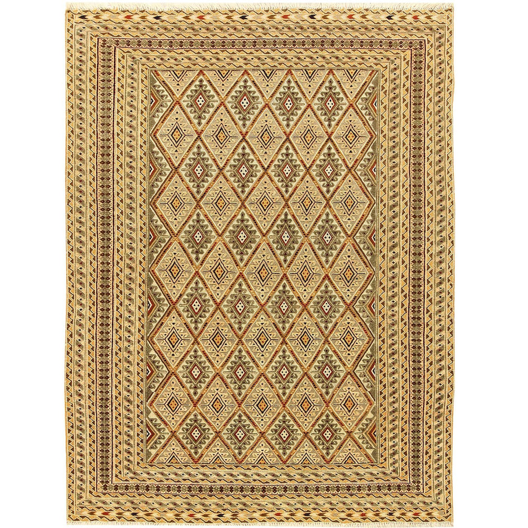 Nakhunak Kilim 4' 9 x 6' 4 (ft) - No. AL68274 - ALRUG Rug Store