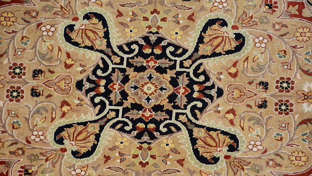 Black Kirman 8' x 10' - No. 12486 - ALRUG Rug Store