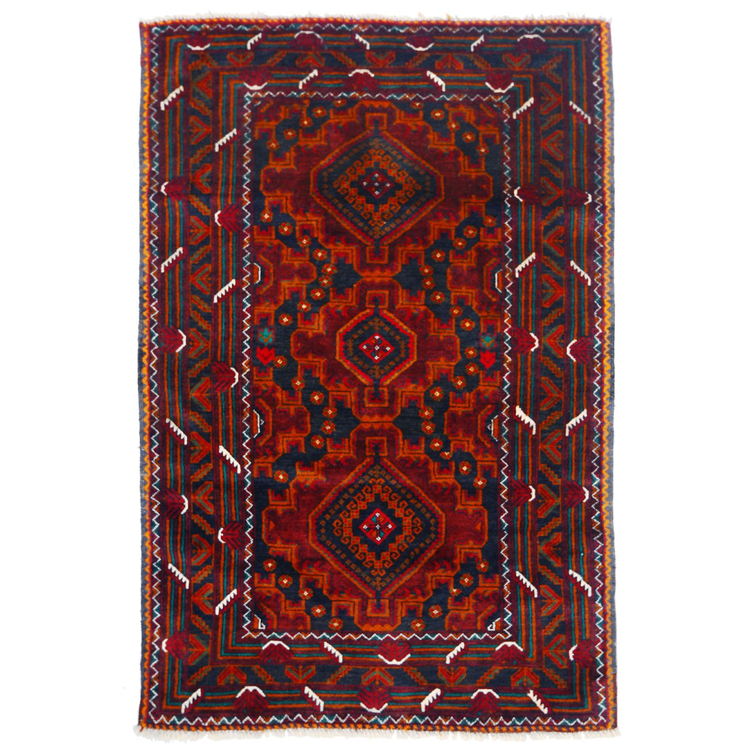 Baluchi Rug 4' x 6' 5" (ft) - No. AL67108 - ALRUG Rug Store