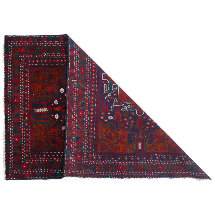 Baluchi Rug 4' 1" x 5' 9" (ft) - No. AL98114 - ALRUG Rug Store