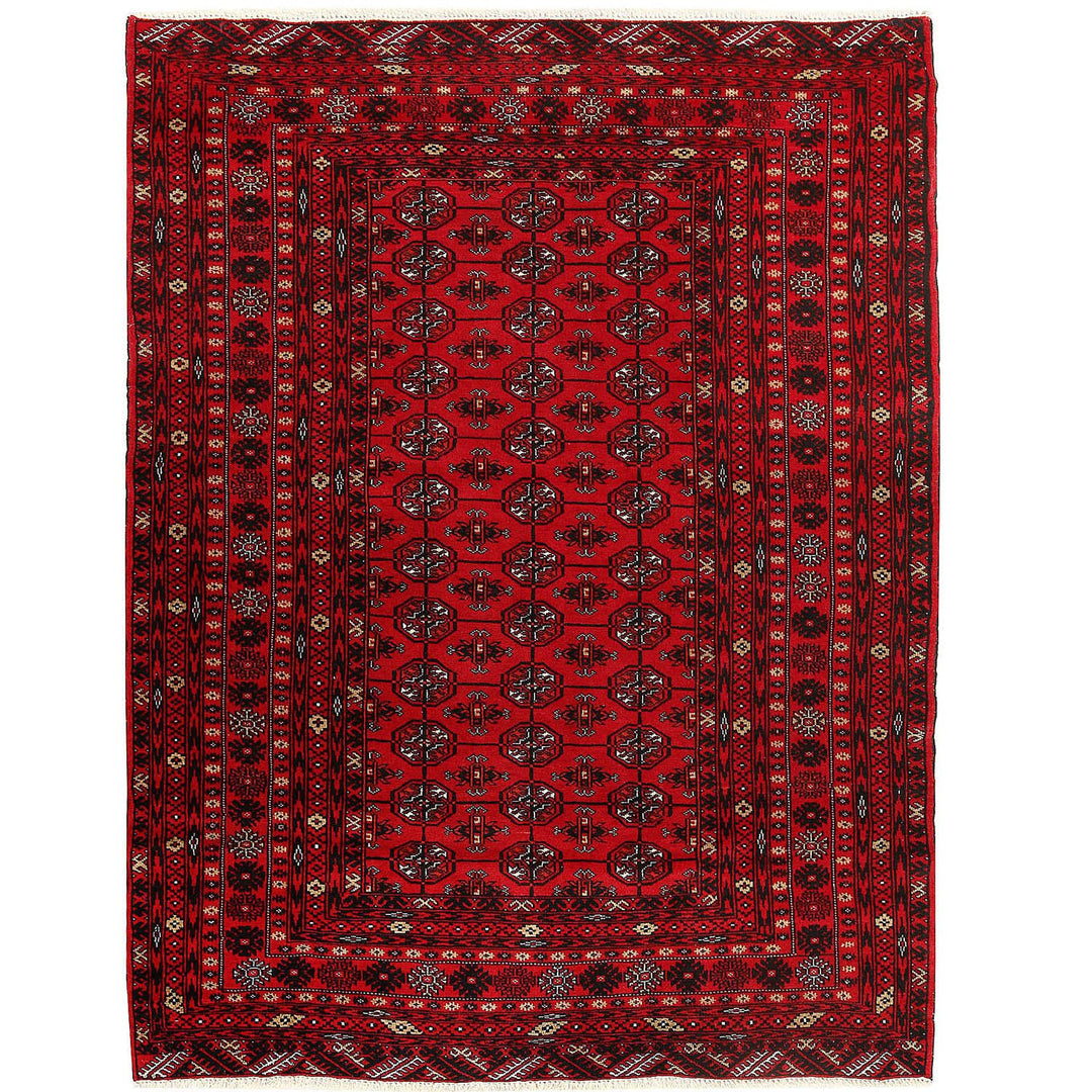 Bokhara Rug 4' 1 x 5' 4 (ft) - No. AL18727 - ALRUG Rug Store