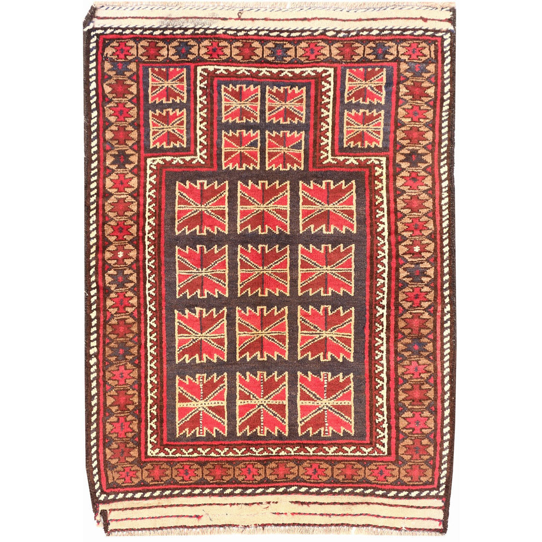Prayer Rug 2' 7 x 3' 4 (ft) - No. AL93298 - ALRUG Rug Store