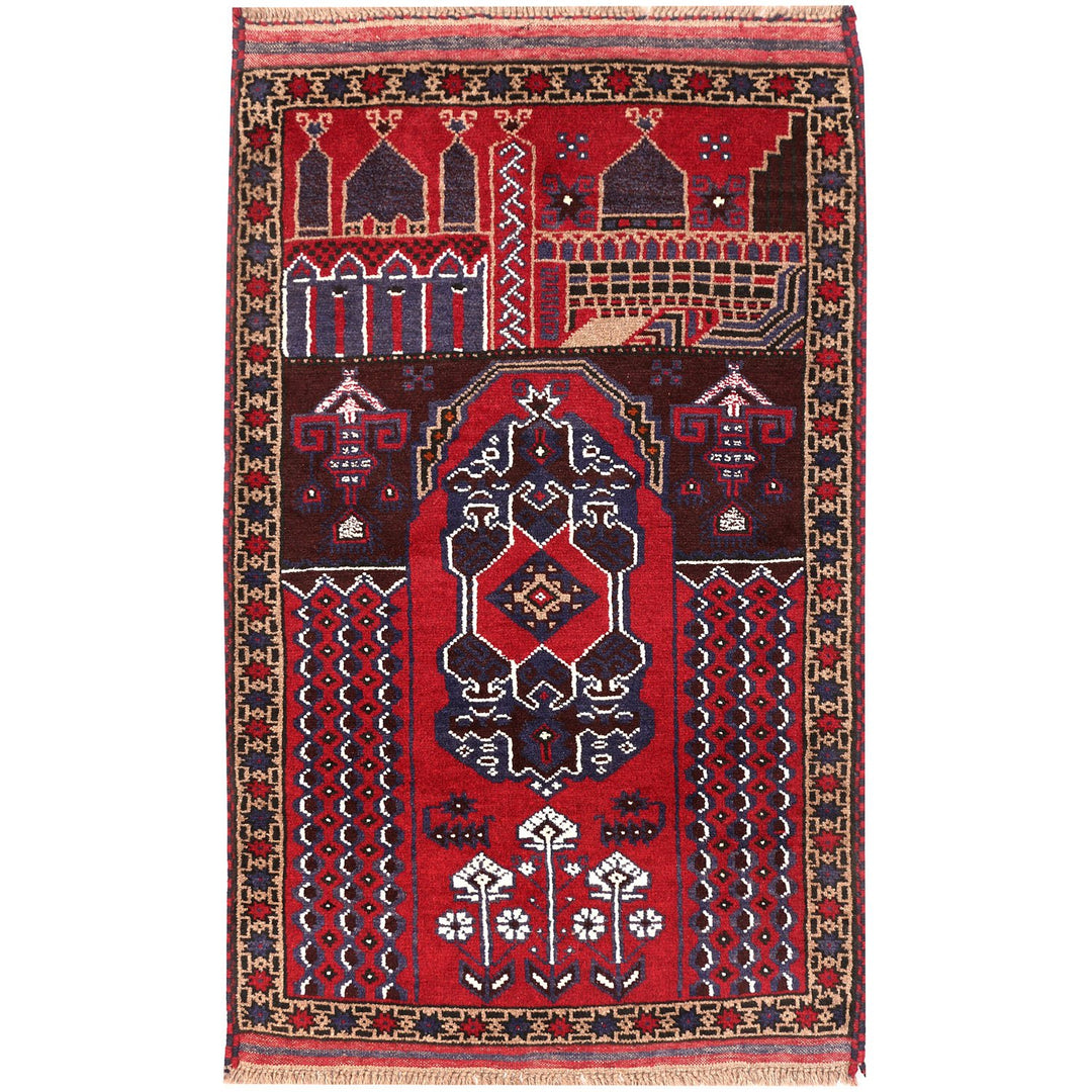 Prayer Rug 2' 8 x 4' 5 (ft) - No. AL48555 - ALRUG Rug Store