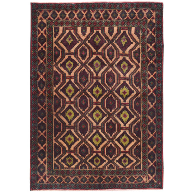 Baluchi Rug 3' 3" x 4' 6" (ft) - No. AL27334 - ALRUG Rug Store