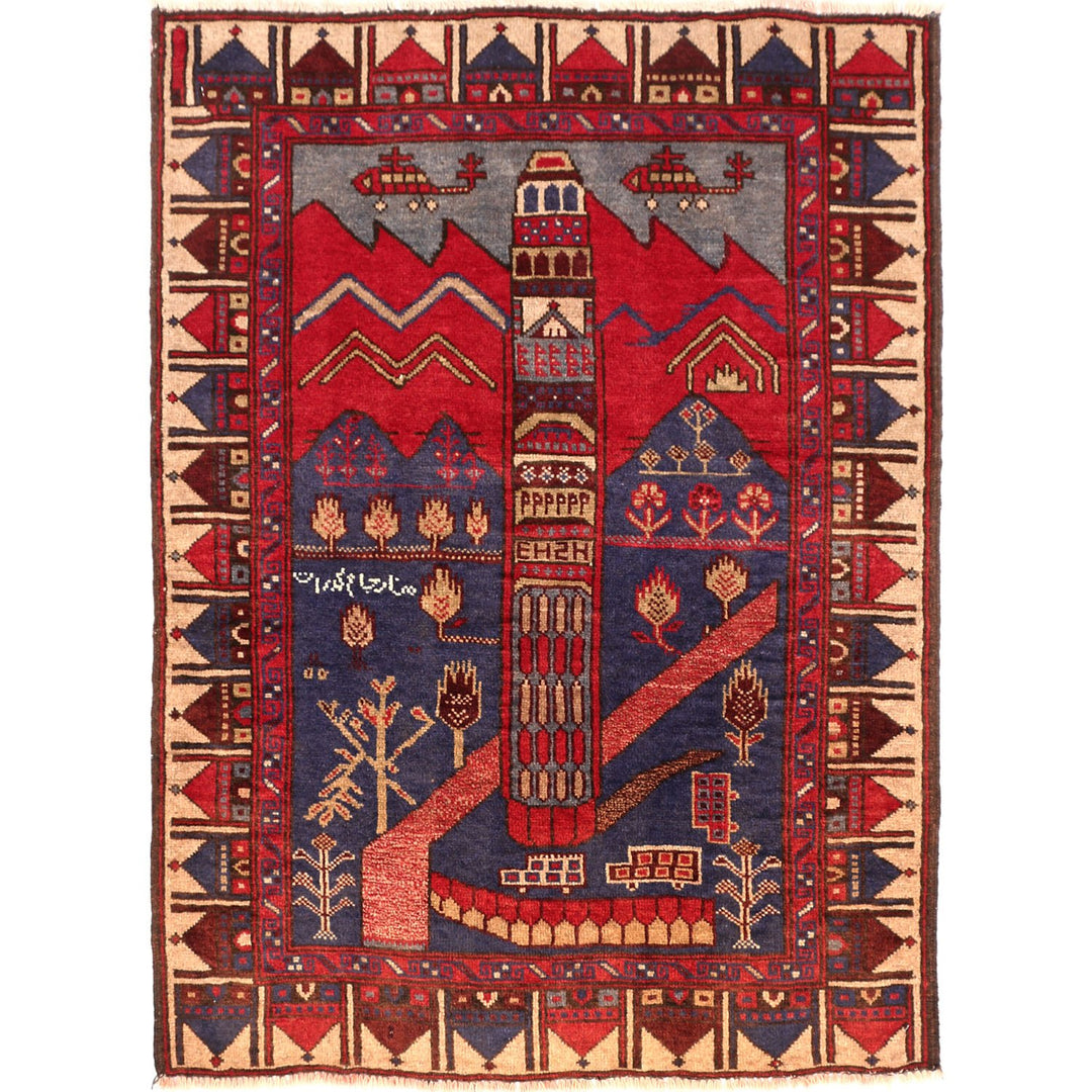 Prayer Rug 2' 8 x 3' 9 (ft) - No. AL83718 - ALRUG Rug Store