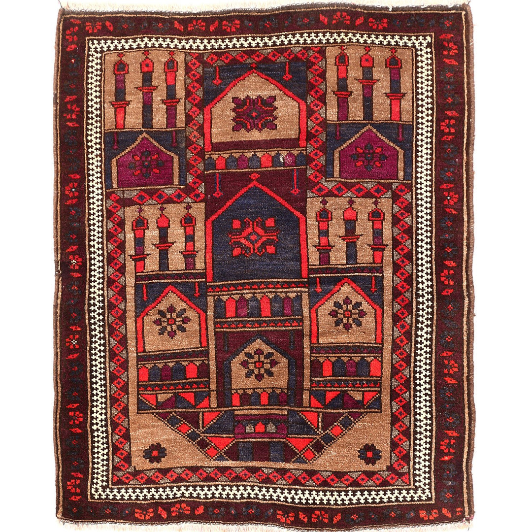 Prayer Rug 3' x 3' 6 (ft) - No. AL30394 - ALRUG Rug Store
