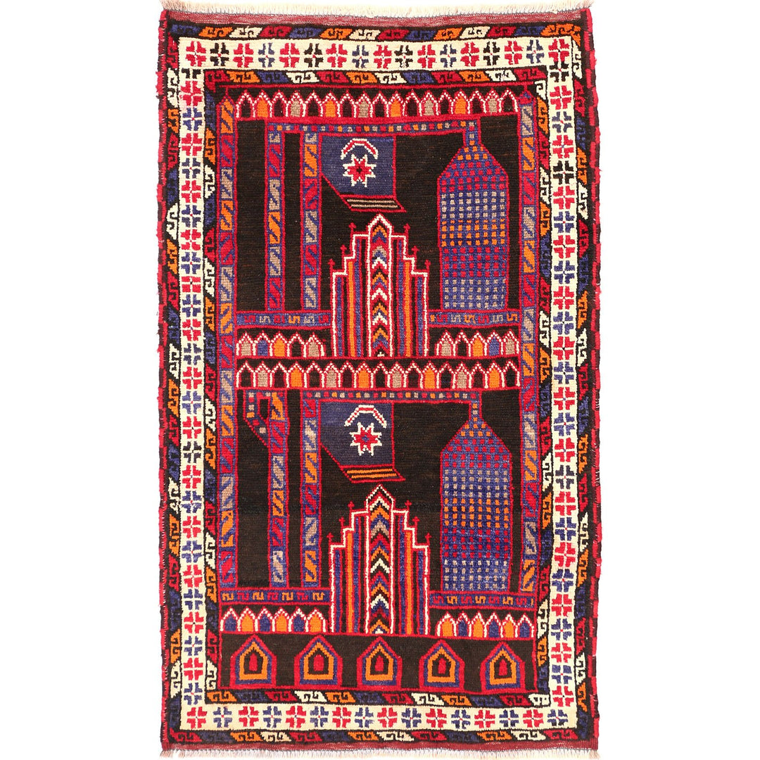 Prayer Rug 2' 7 x 4' 4 (ft) - No. AL59071 - ALRUG Rug Store