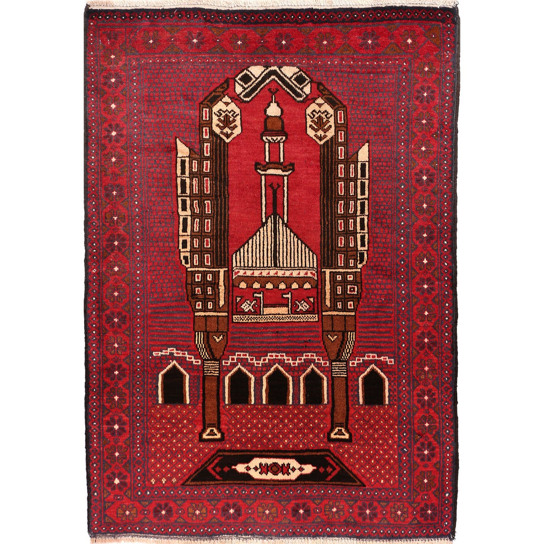 Prayer Rug 2' 9 x 4' 1 (ft) - No. AL22563 - ALRUG Rug Store