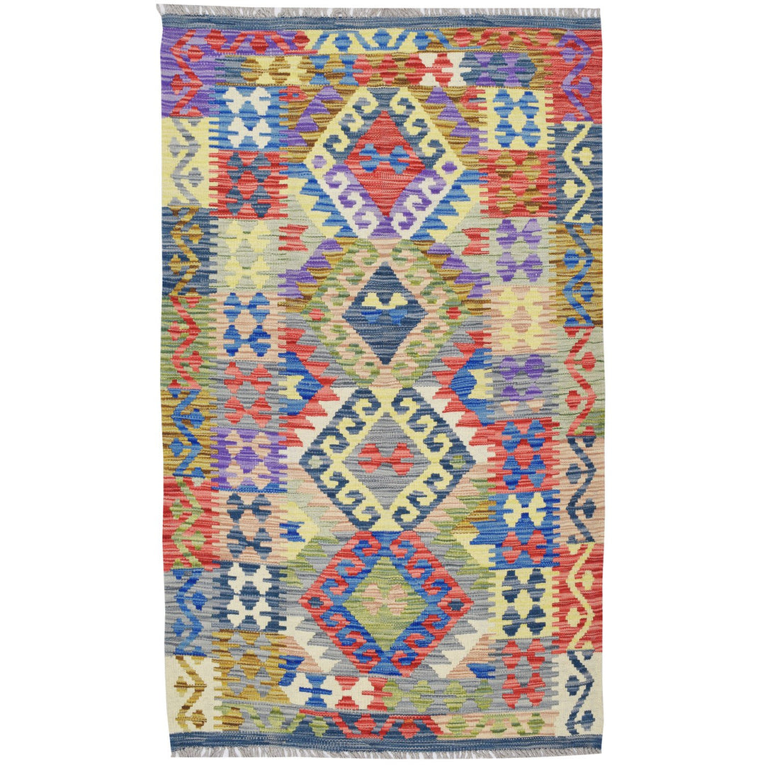 Vegetable Kilim 3'  x 5' (ft) - No. AL69777 - ALRUG Rug Store