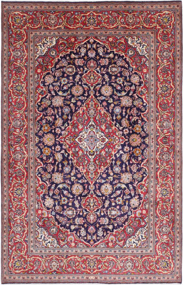 Kashan 6’ 5″ x 10’ 3″ - No. AV40669