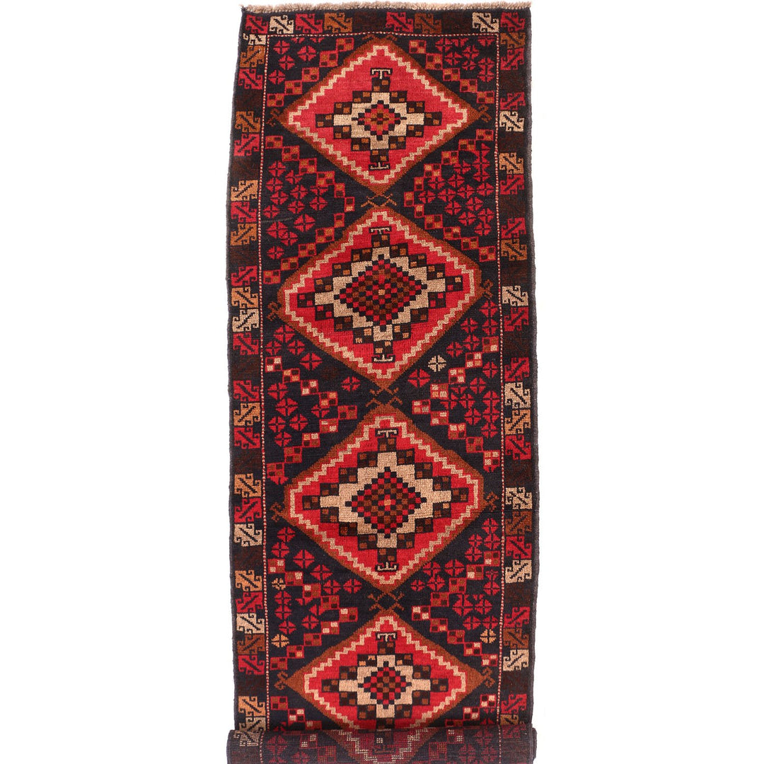 Baluchi Runner 2' 4 x 7' 8 (ft) - No. AL28462 - ALRUG Rug Store