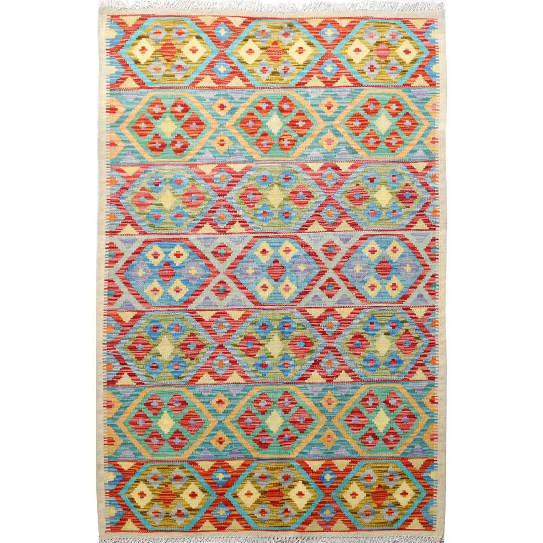 Vegetable Kilim 3' 3"  x 5' 1"  (ft) - No. AL51881 - ALRUG Rug Store