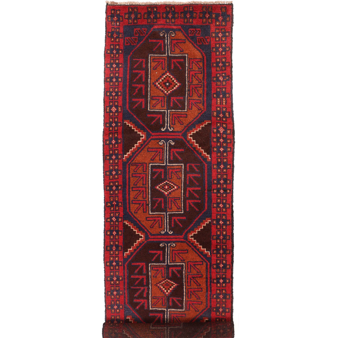 Baluchi Runner 2' 3 x 7' 8 (ft) - No. AL76382 - ALRUG Rug Store