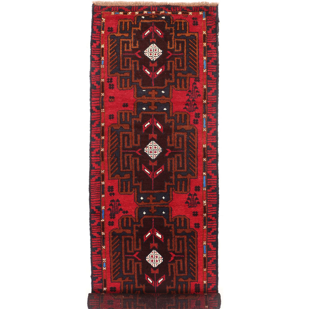 Baluchi Runner 2' 4 x 8' 2 (ft) - No. AL18042 - ALRUG Rug Store