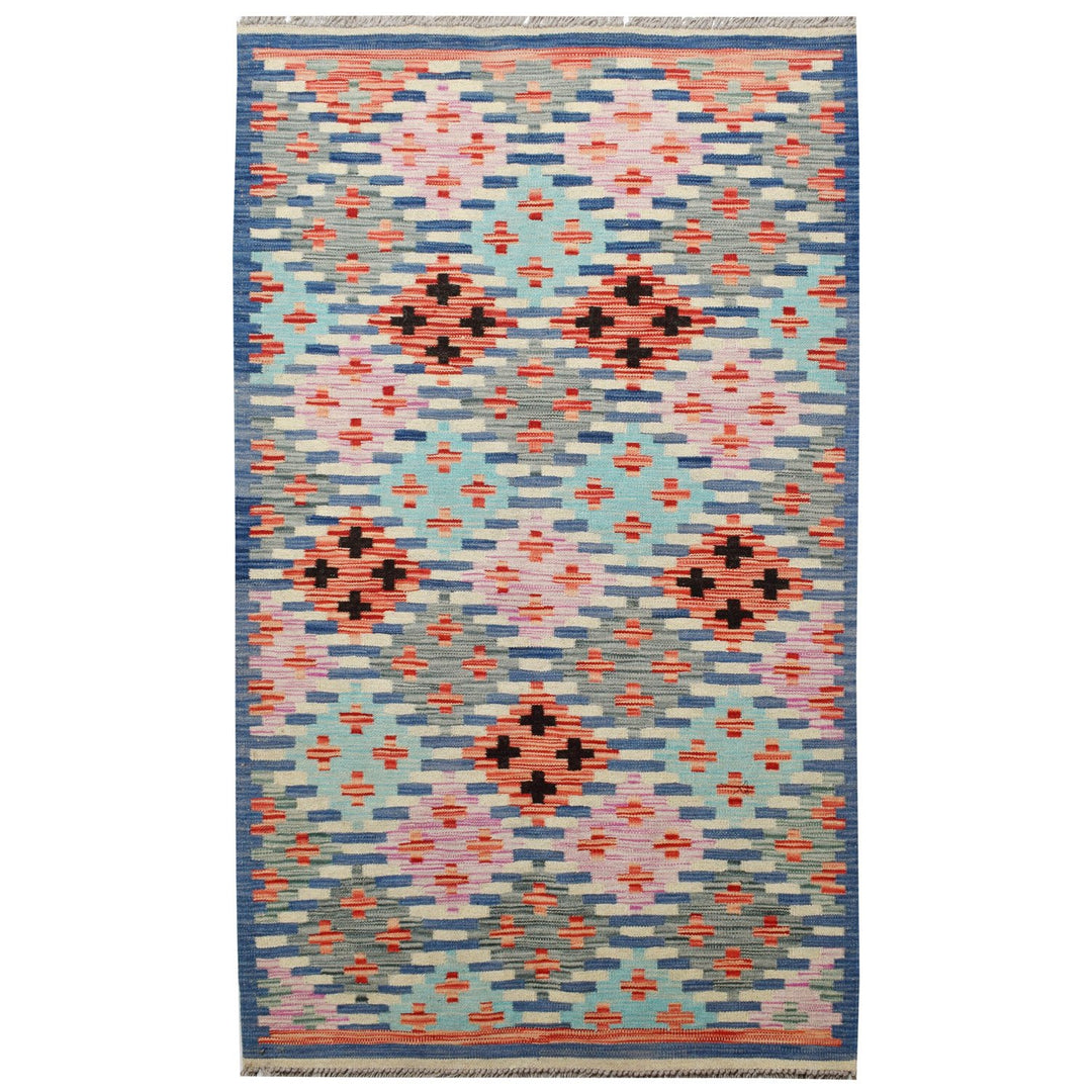 Vegetable Kilim 3'  x  5' 1"  (ft) - No. AL52210 - ALRUG Rug Store
