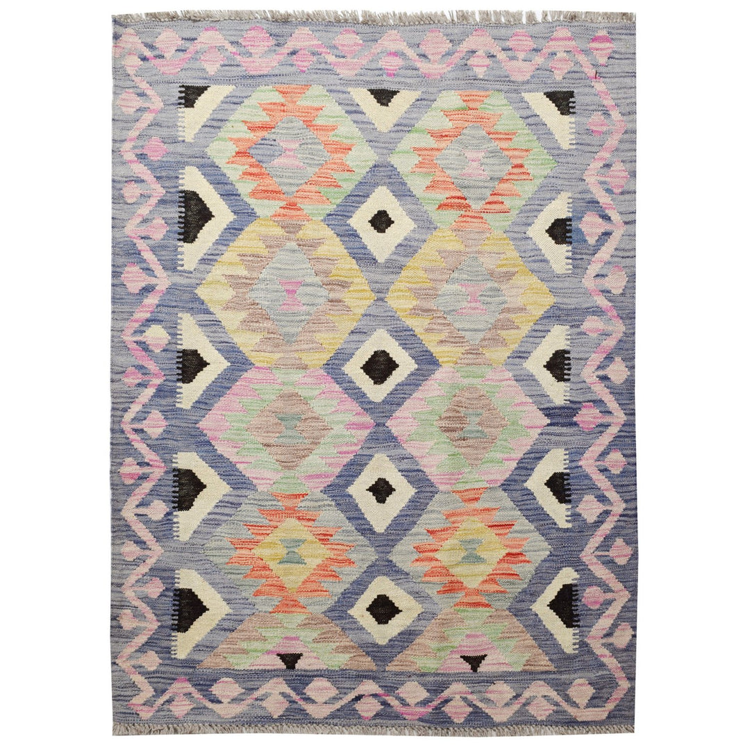 Vegetable Kilim 3' 5"  x  4' 6"  (ft) - No. AL52016 - ALRUG Rug Store