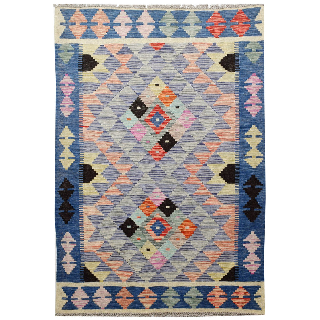 Vegetable Kilim 3' 4"  x  4' 8"  (ft) - No. AL39306 - ALRUG Rug Store