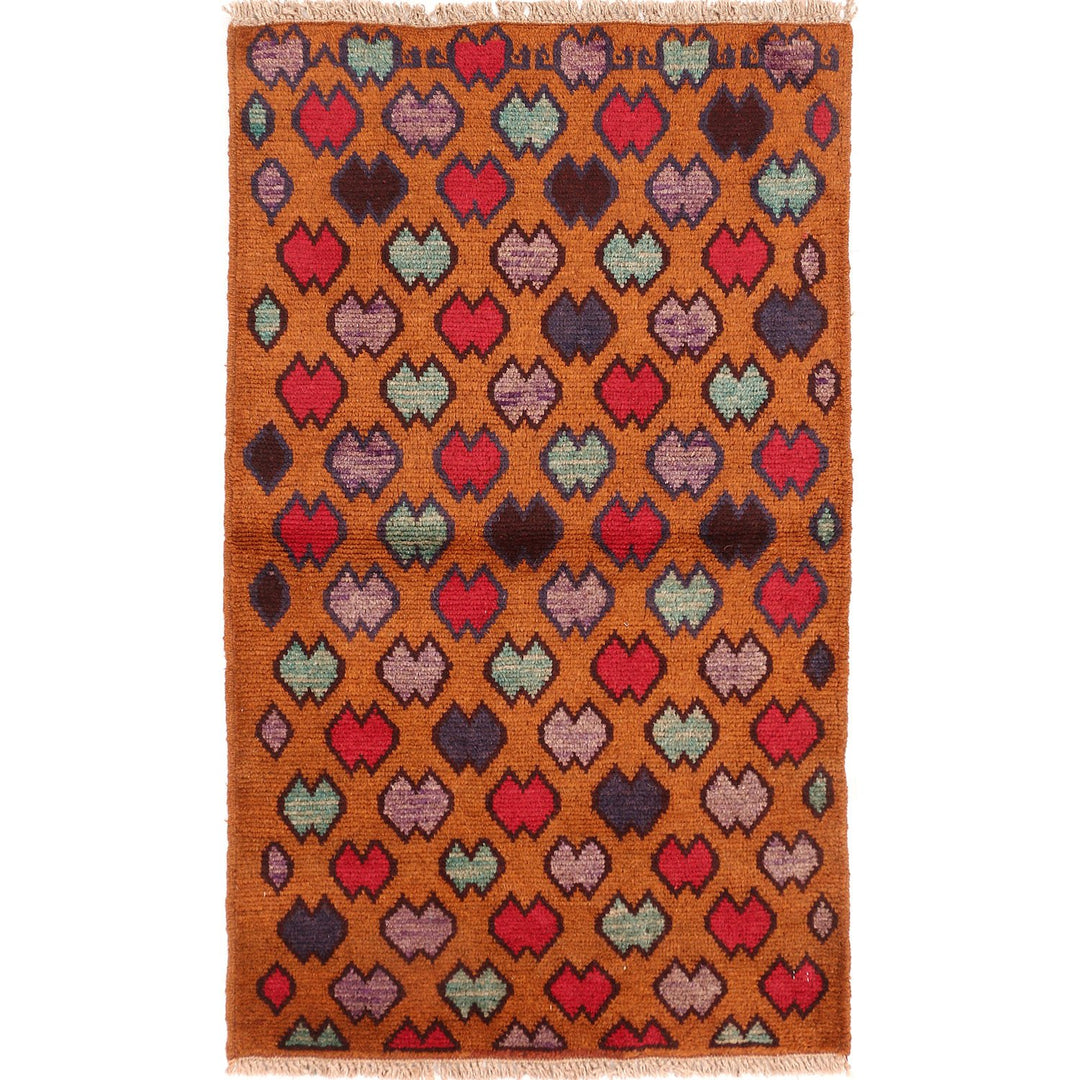 Kohistani Rug 2' 4 x 3' 9 (ft) - No. AL76016 - ALRUG Rug Store