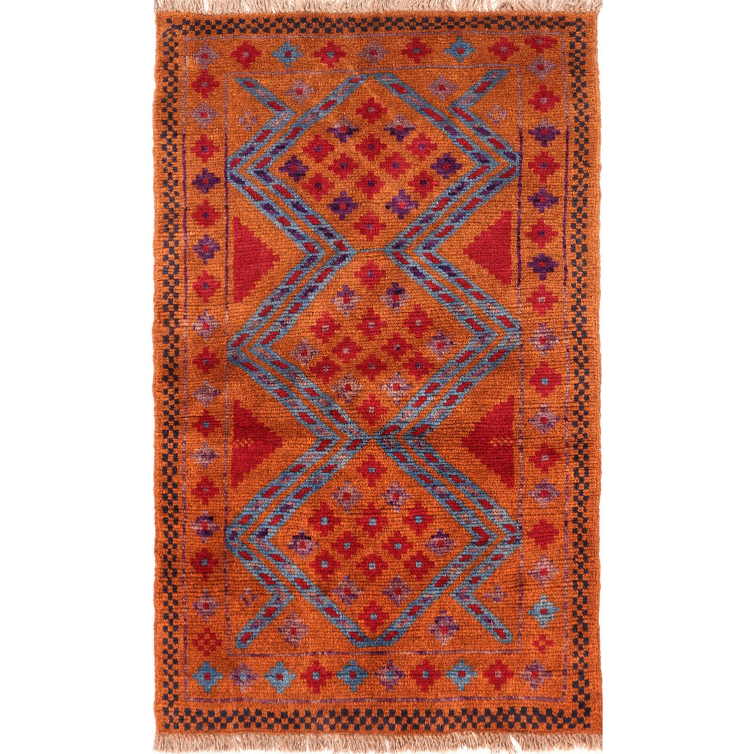 Kohistani Rug 2' 4 x 3' 9 (ft) - No. AL95397 - ALRUG Rug Store