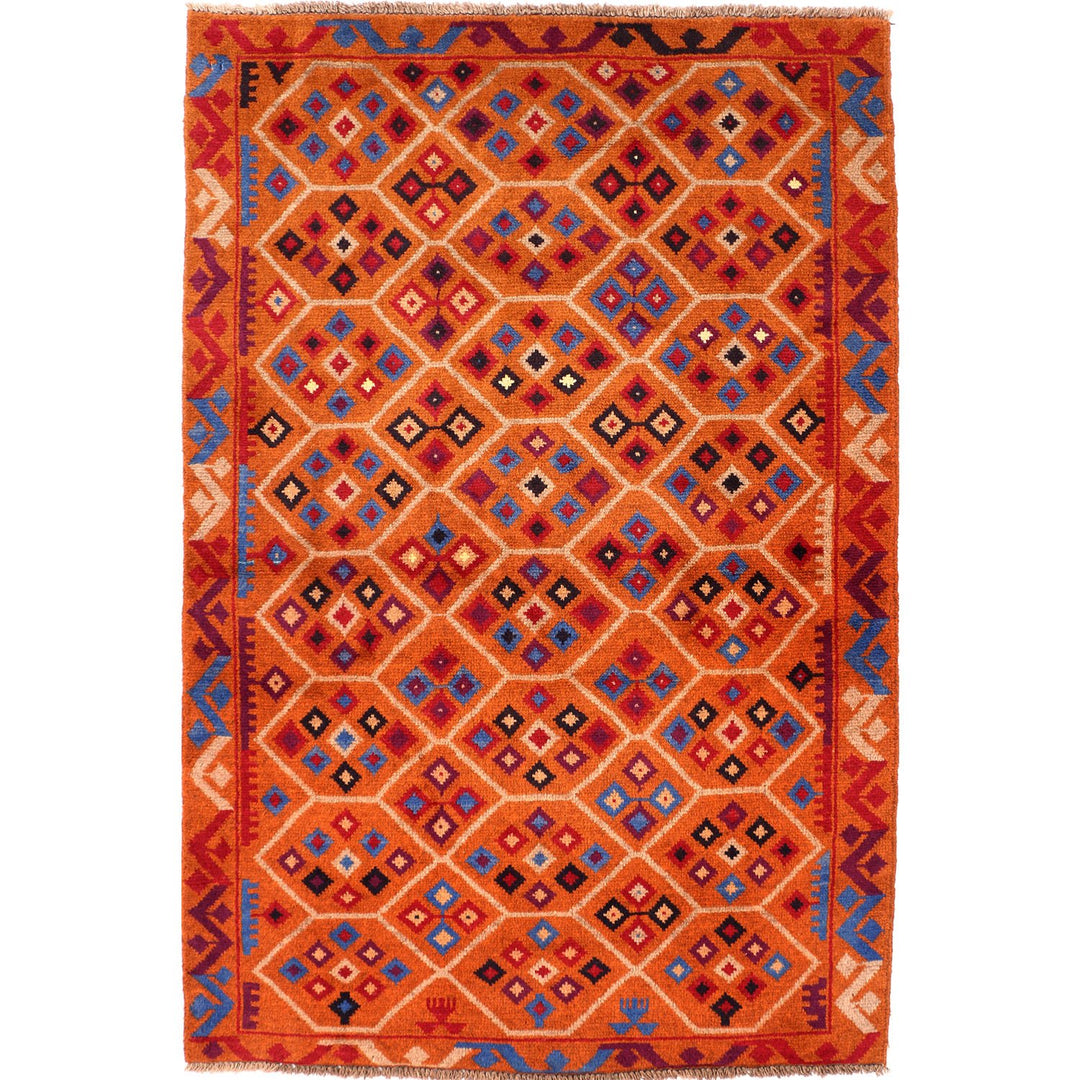 Kohistani Rug 3' 9 x 6' (ft) - No. AL85553 - ALRUG Rug Store