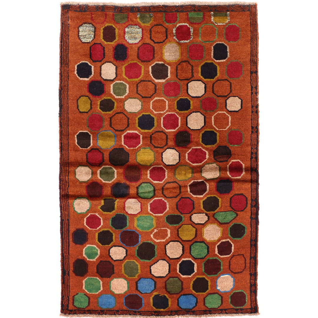 Kohistani Rug 3' 7 x 5' 9 (ft) - No. AL12395 - ALRUG Rug Store