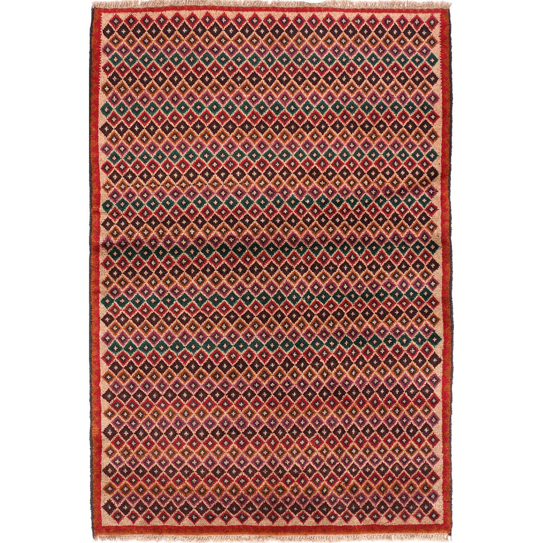 Kohistani Rug 3' 9 x 5' 7 (ft) - No. AL52932 - ALRUG Rug Store