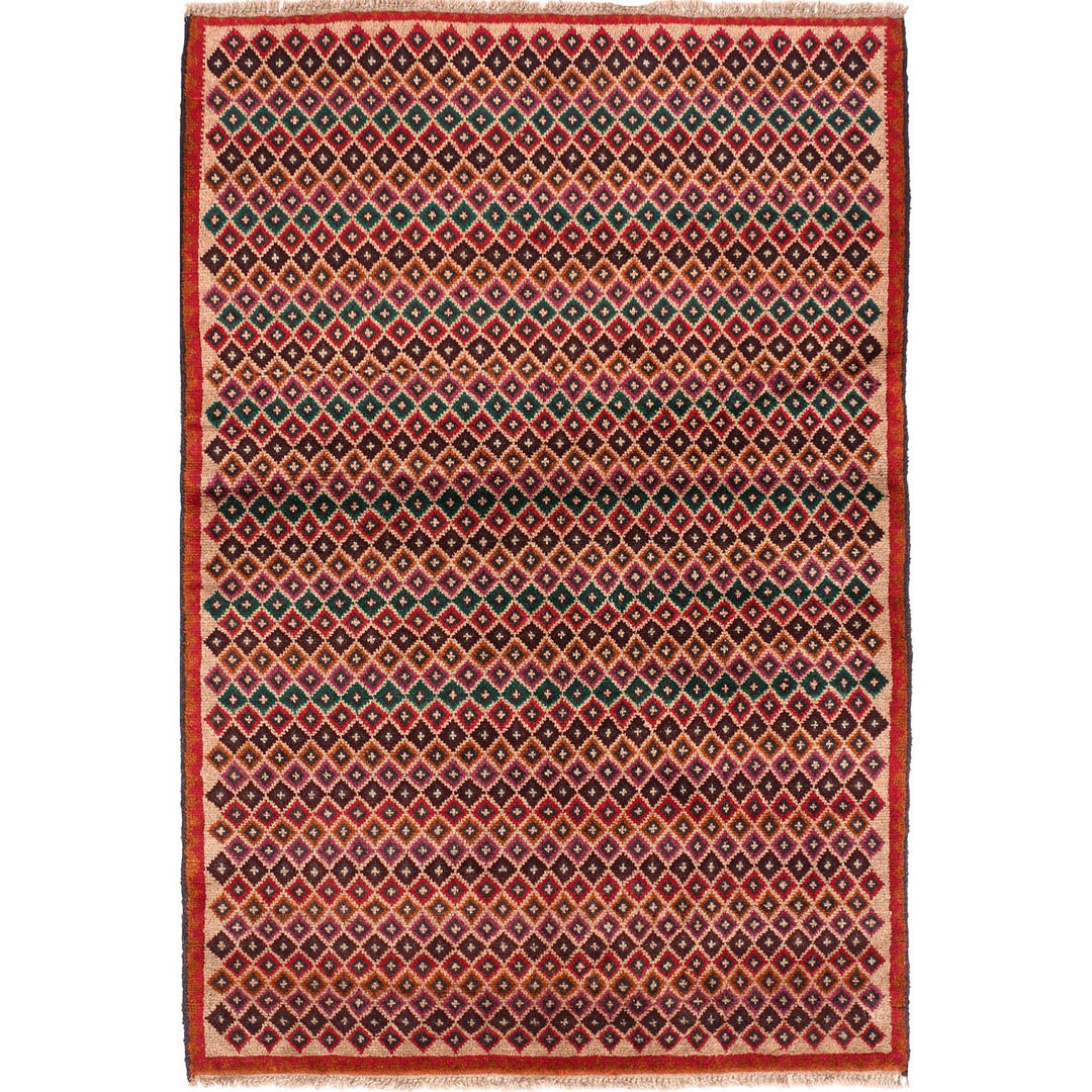 Kohistani Rug 3' 9 x 5' 8 (ft) - No. AL95738 - ALRUG Rug Store