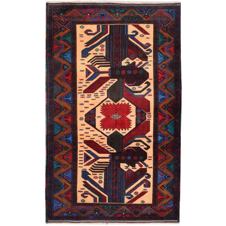 Baluchi Rug 4' x 6' 6" (ft) - No. AL81421 - ALRUG Rug Store