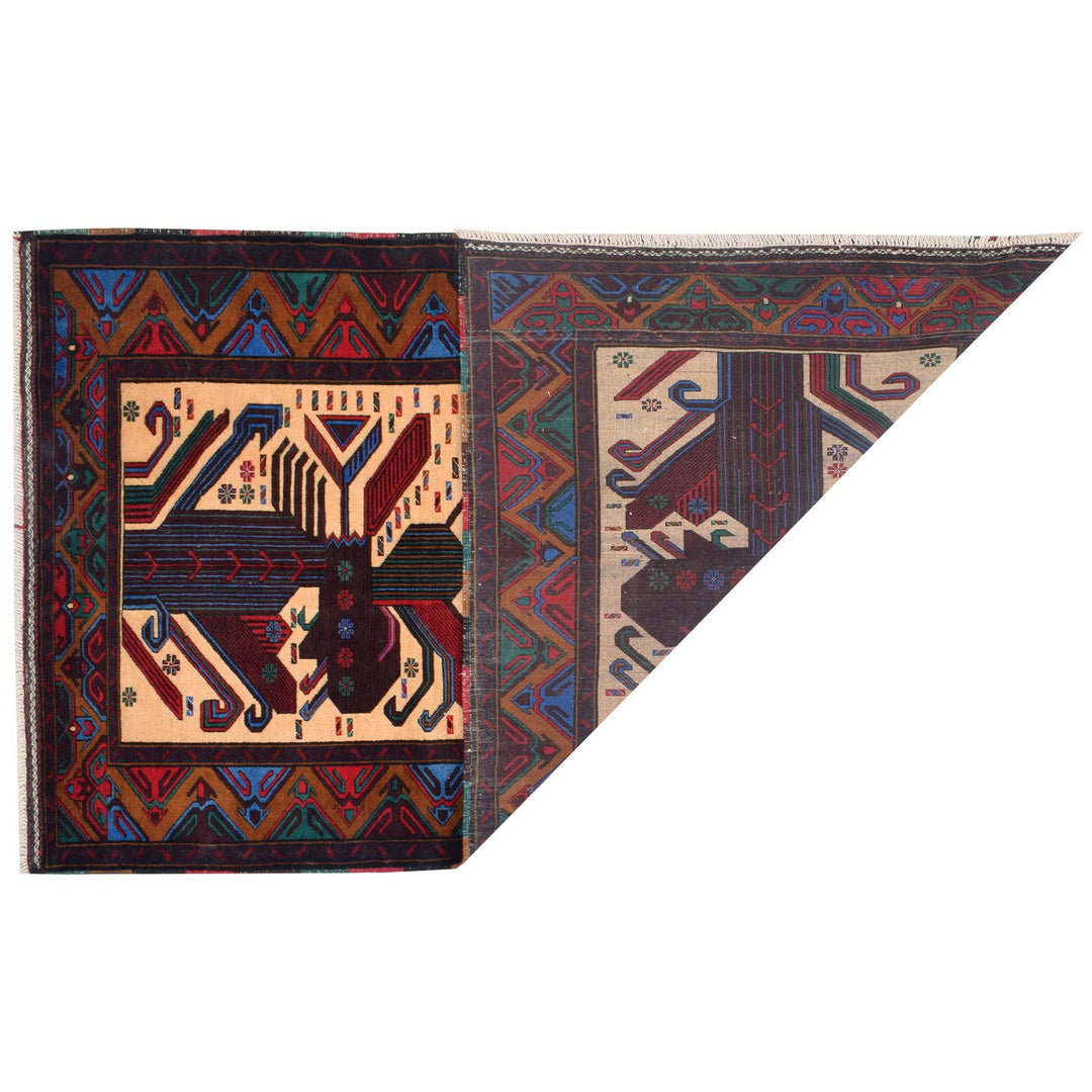 Baluchi Rug 4' x 6' 6" (ft) - No. AL81421 - ALRUG Rug Store