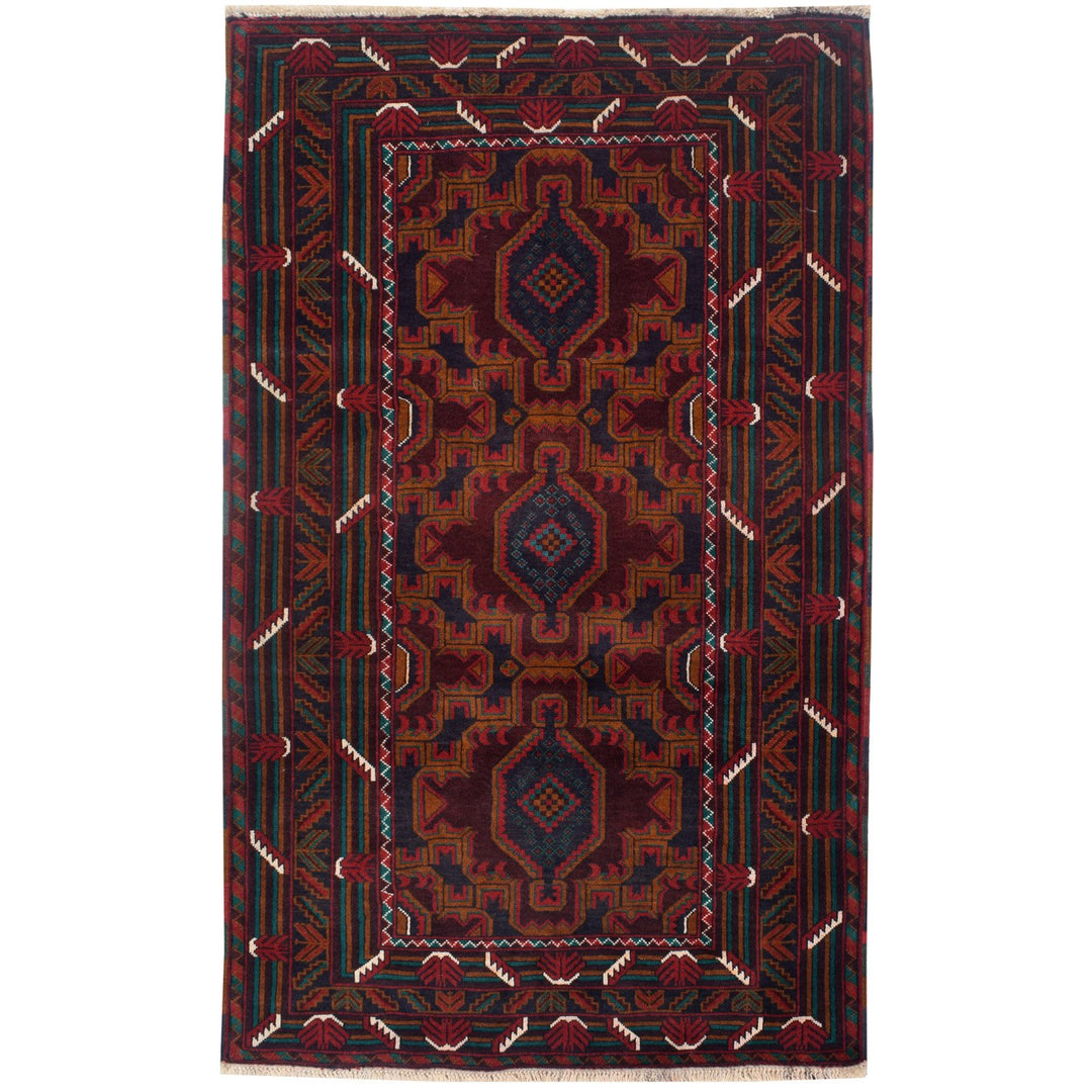Baluchi Rug 3' 9"  x 6' 5" (ft) - No. AL16467 - ALRUG Rug Store