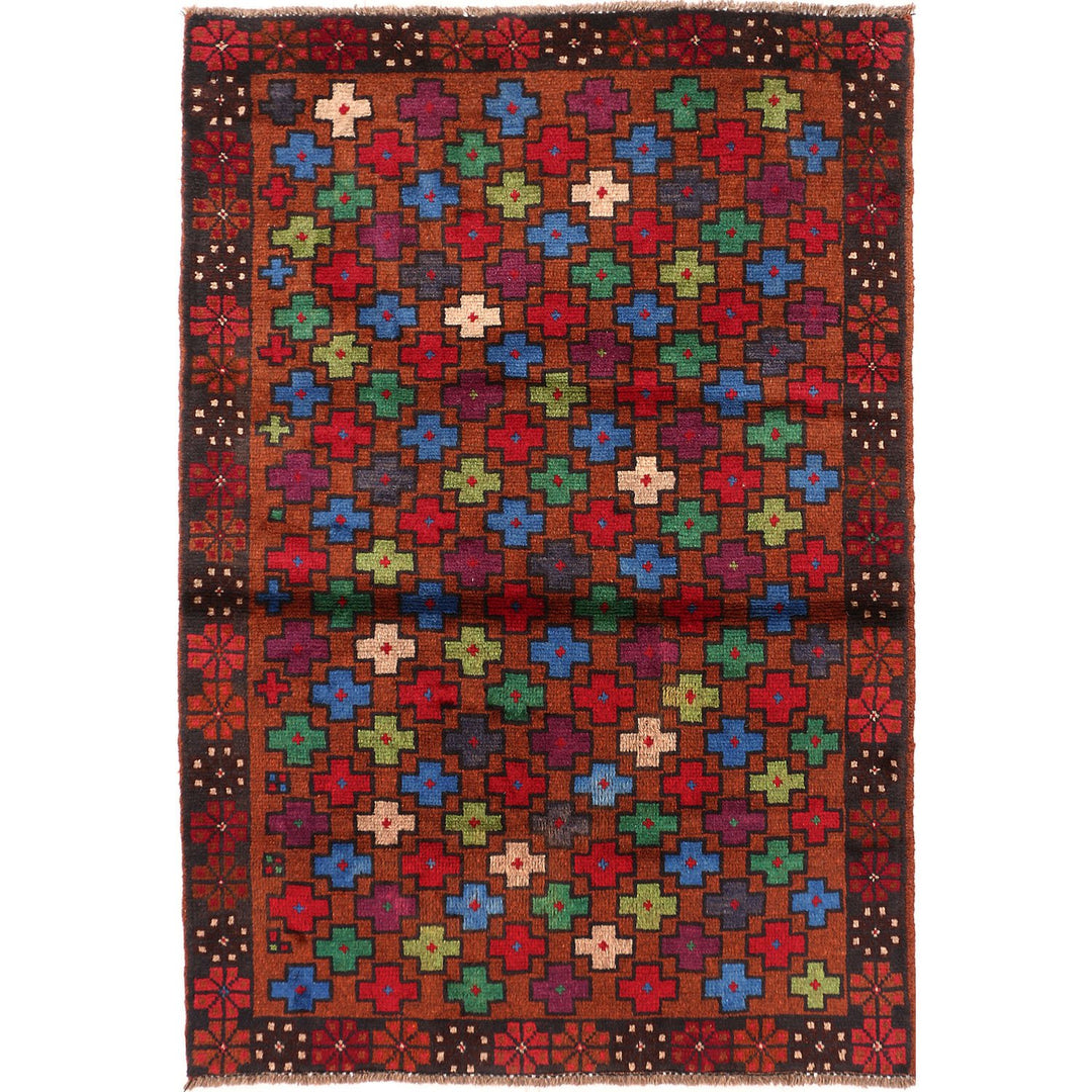 Baluchi Rug 3' 2 x 4' 6 (ft) - No. AL46747 - ALRUG Rug Store