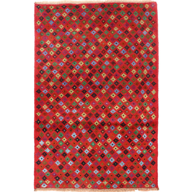 Kohistani Rug 3' 2 x 4' 8 (ft) - No. AL60499 - ALRUG Rug Store