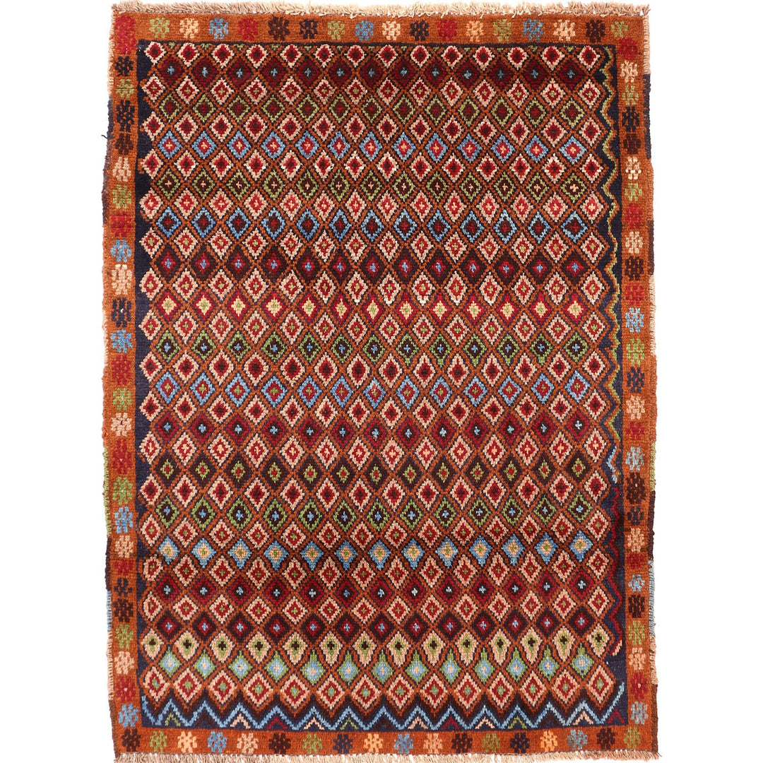 Kohistani Rug 3' 3 x 4' 5 (ft) - No. AL28144 - ALRUG Rug Store