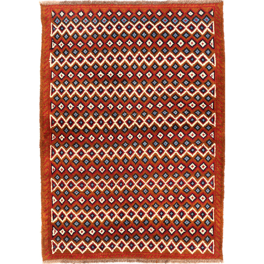 Kohistani Rug 3' 3 x 4' 4 (ft) - No. AL70459 - ALRUG Rug Store