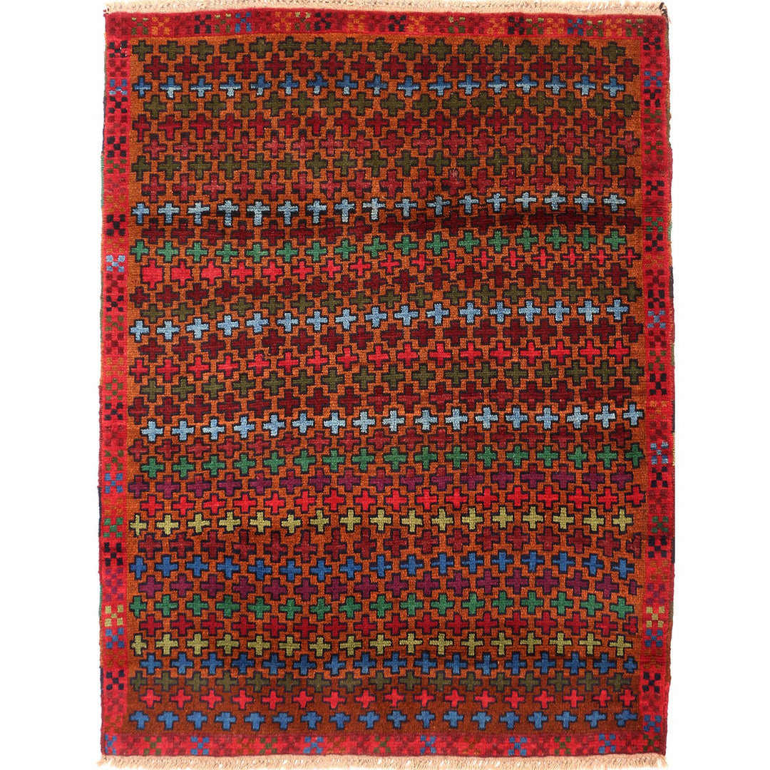 Kohistani Rug 3' 5 x 4' 5 (ft) - No. AL89219 - ALRUG Rug Store