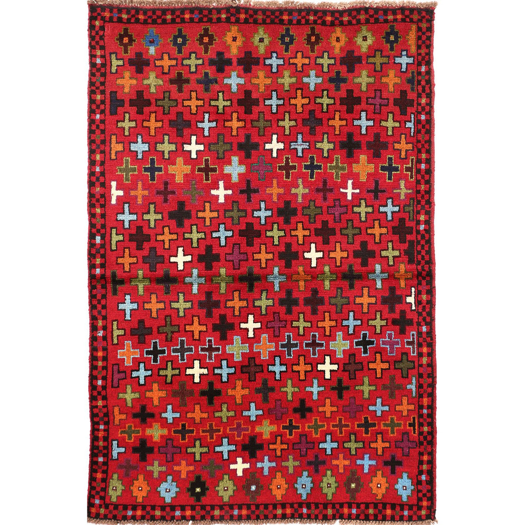 Kohistani Rug 3' 3 x 4' 9 (ft) - No. AL99256 - ALRUG Rug Store