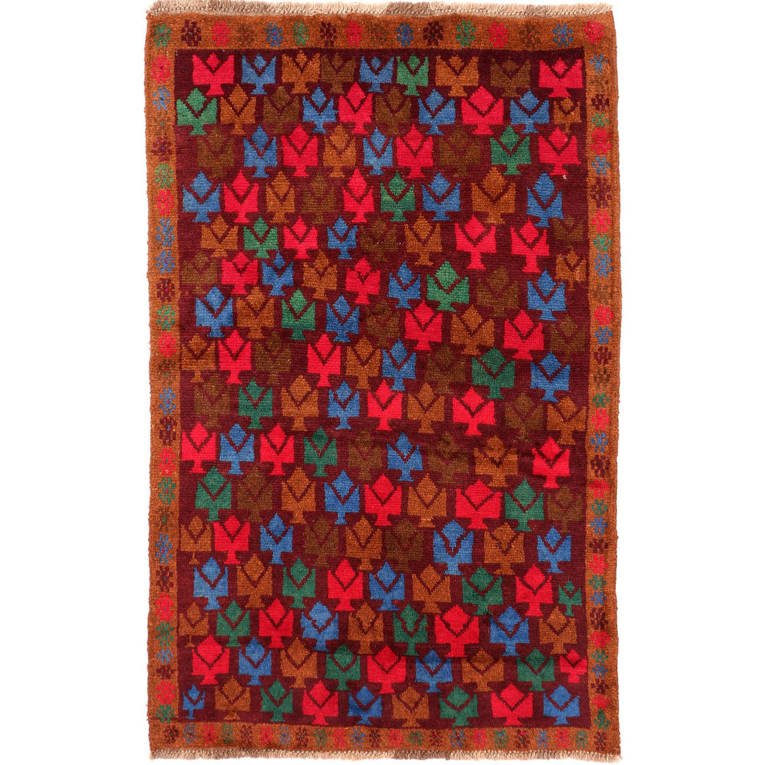 Kohistani Rug 3' 2 x 5' (ft) - No. AL54938 - ALRUG Rug Store