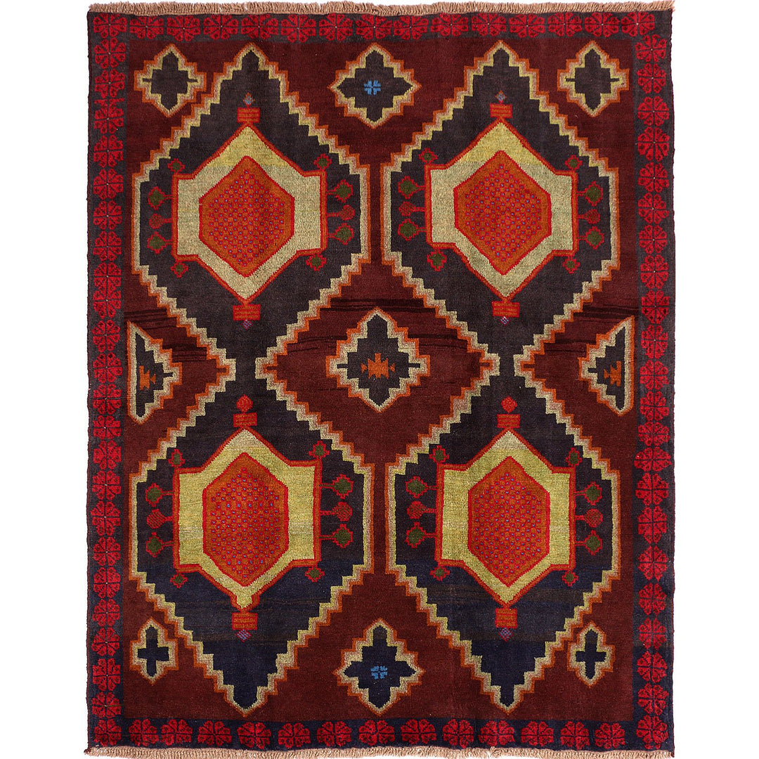 Kohistani Rug 6' x 7' 4 (ft) - No. AL30298 - ALRUG Rug Store