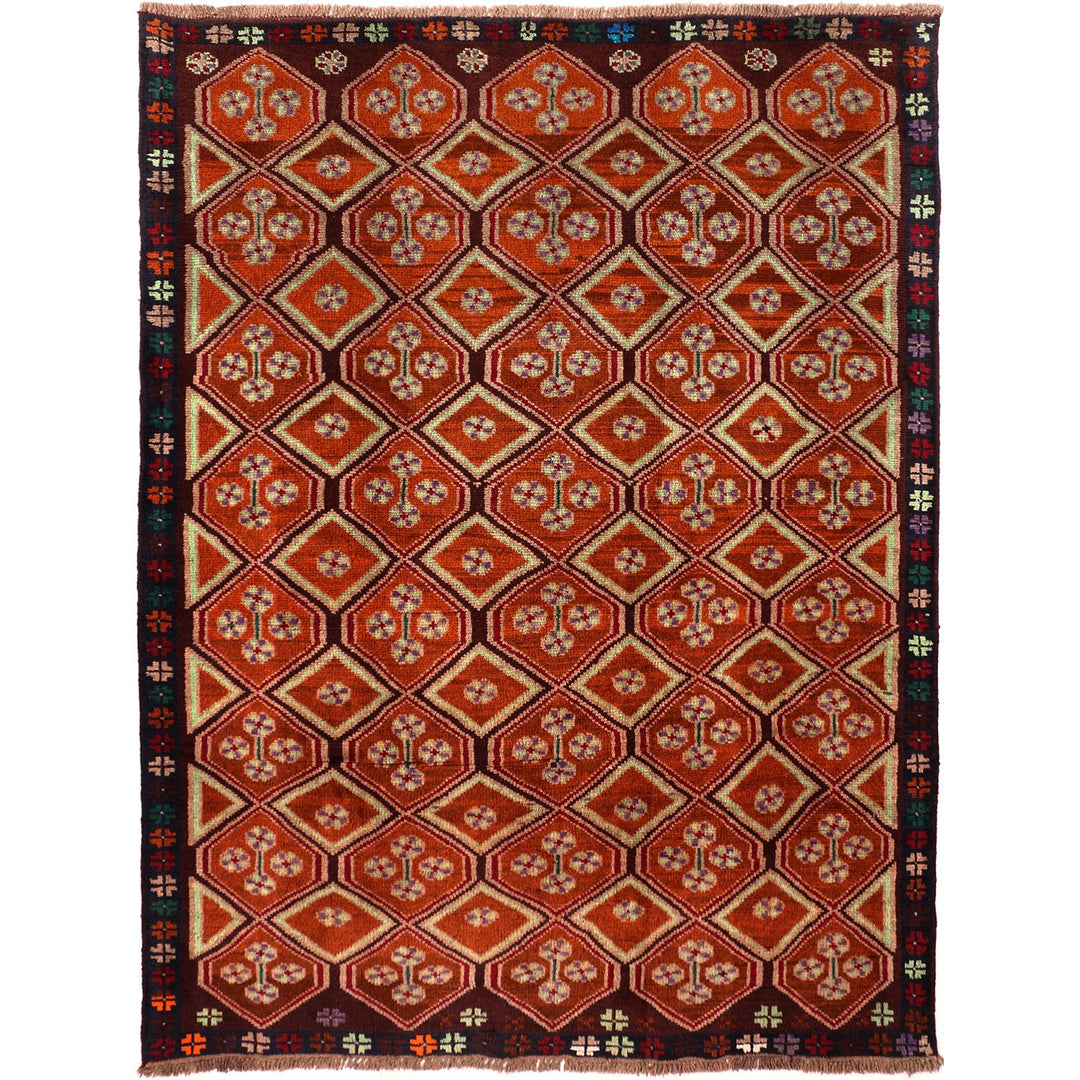 Kohistani Rug 5' 9 x 7' 7 (ft) - No. AL17213 - ALRUG Rug Store