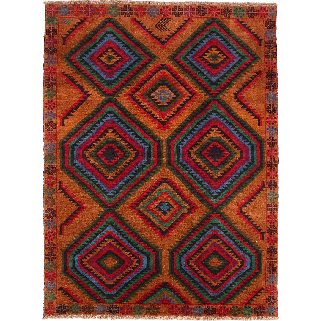 Kohistani Rug 5' 8 x 7' 8 (ft) - No. AL64428 - ALRUG Rug Store