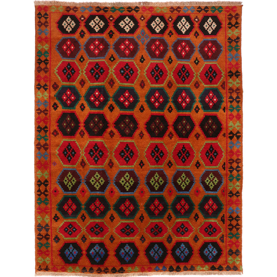 Kohistani Rug 6' 1 x 7' 9 (ft) - No. AL70098 - ALRUG Rug Store