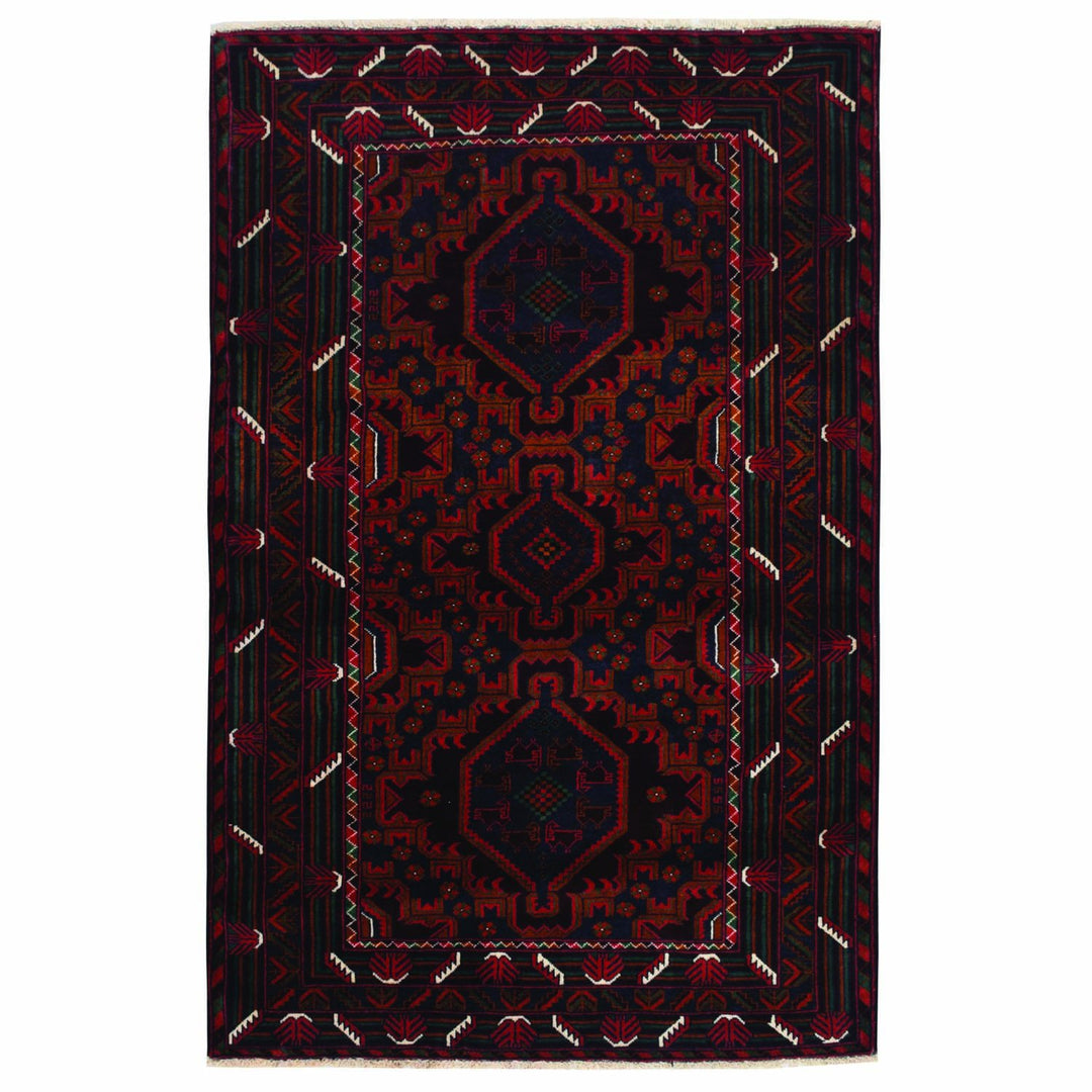 Baluchi Rug 4' x 6' 1 (ft) - No. AL82865 - ALRUG Rug Store