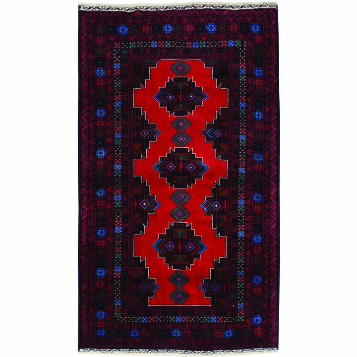 Baluchi Rug 3' 8 x 6' 5 (ft) - No. AL66977 - ALRUG Rug Store