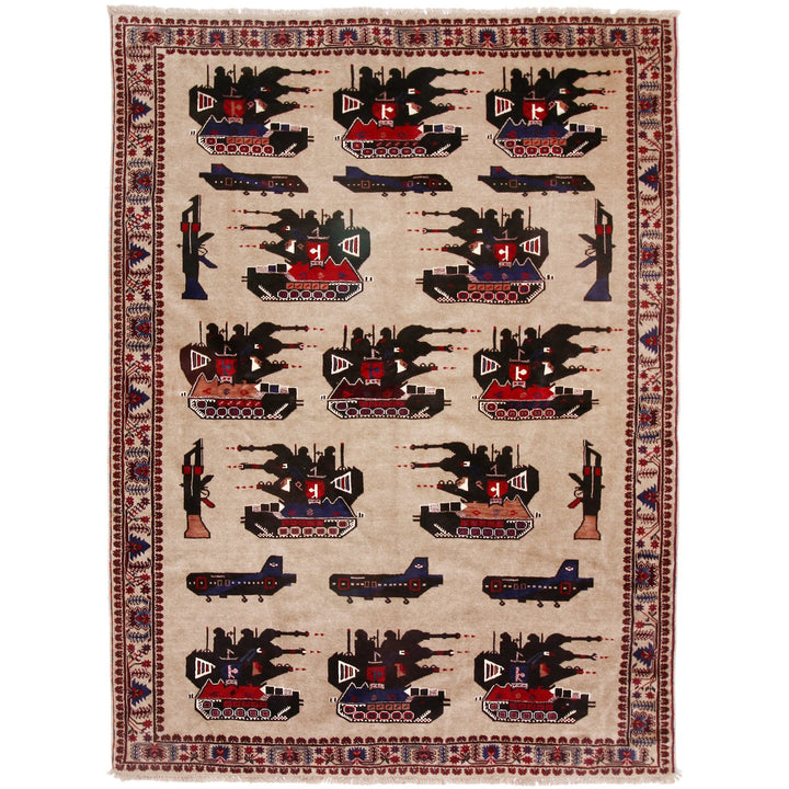 War Rug 6' 7 x 9' 4 (ft) - No. AL79620 - ALRUG Rug Store