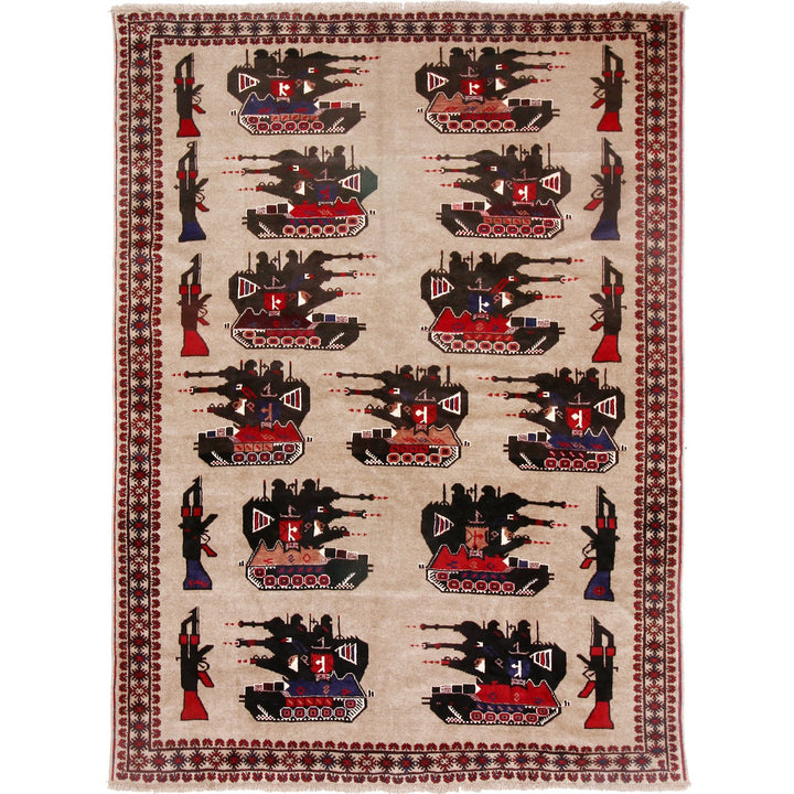 War Rug 6' 2 x 8' 9 (ft) - No. AL21886 - ALRUG Rug Store