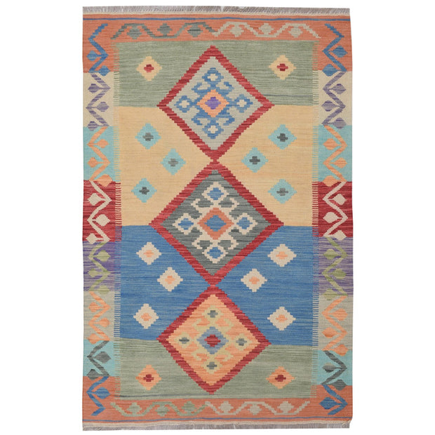Vegetable Kilim 3' 3"  x  5' 2"  (ft) - No. AL47939 - ALRUG Rug Store