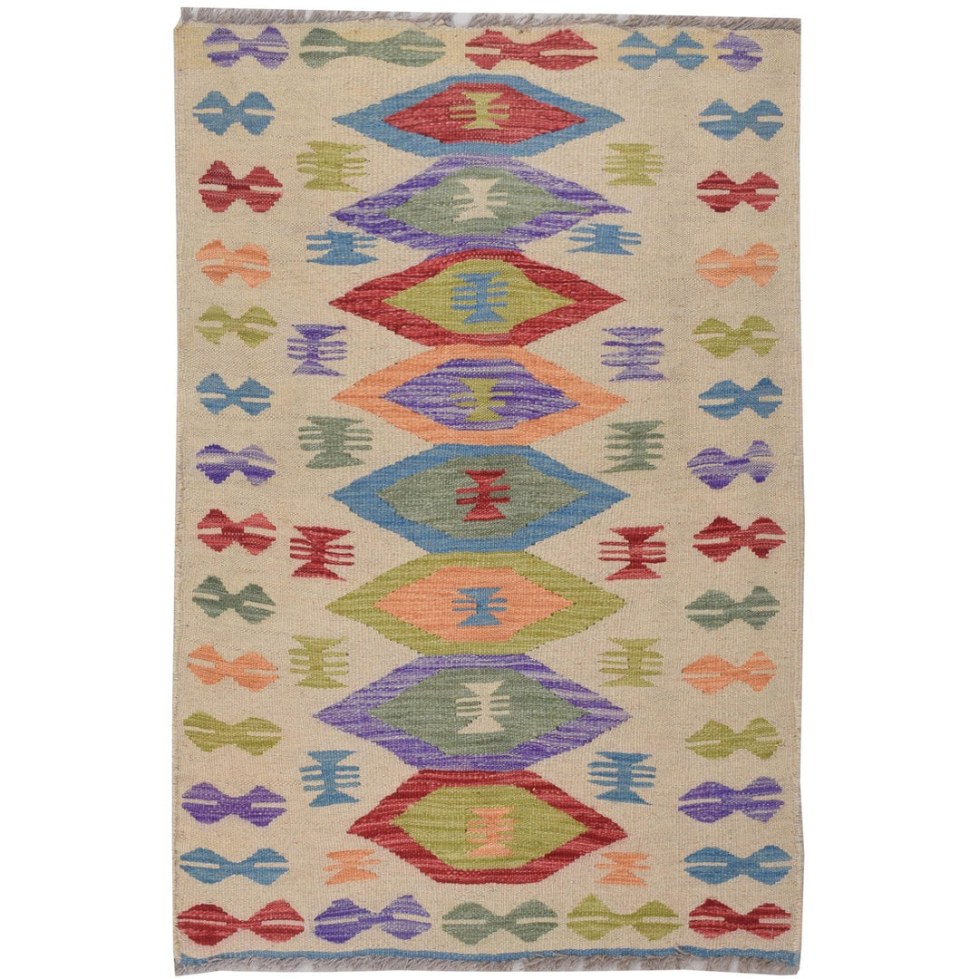 Vegetable Kilim 2' 6"  x 3' 8"  (ft) - No. AL46799 - ALRUG Rug Store